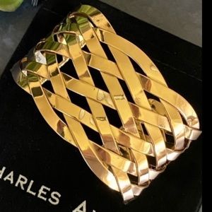 Charles Albert Gold Cuff Bracelet